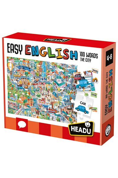 CARIOCA Headu Easy Englısh 100 Words City (4-8 YEARS)