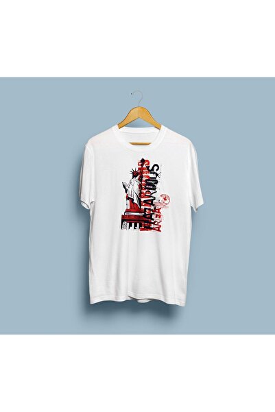 eioswear Unisex supradimensionat Statuia Libertății tricou