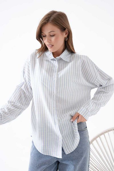 BALAV Striped Linen Shirt