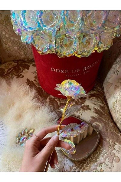 paraply 2 τεμάχια Infinity Rose Hobistan Galaxy Rose Butterfly Μπουκέτο Πρωτοχρονιάτικο δώρο για την Ημέρα του Αγίου Βαλεντίνου