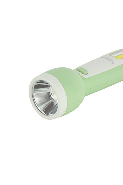 Olsenmark Rechargeable Multi-functional Usb Rechargeable Cob Led Flashlight Torch
