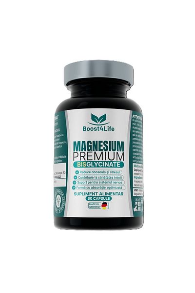 BOOST Magnesium Bisglycinate Premium, 60 capsules, Boost4Life
