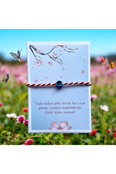 CNBYs Marteniçka Dilek Şans Bilekliği - 8 Adet - Hediyelik Martenitsa, Marten...