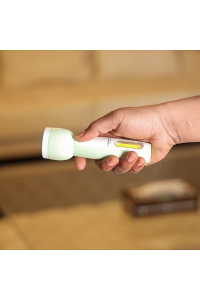 Olsenmark Rechargeable Multi-functional Usb Rechargeable Cob Led Flashlight Torch