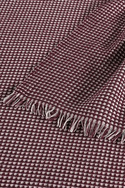 Eponj Home Burgundy Pike Cover Double Waffle
