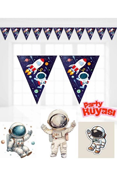 partyrüyası Στολίδι γενεθλίων με θέμα το διάστημα