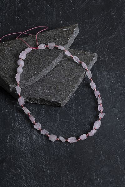 OSMANLI DOĞAL TAŞ Certified Raw Pink Quartz Natural Stone
