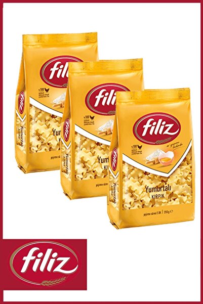 FİLİZ Filiz Yumurtalı Kırpık Makarna 350 gr X 3 Adet