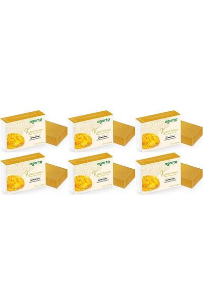 Agarta Handmade Natural Soap 150Gr Sulfur (Set of 6)