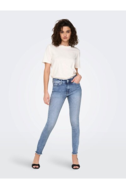 ONLY 15263454 ONLBLUSH MID SK ANK RW DNM REA694 NOOS