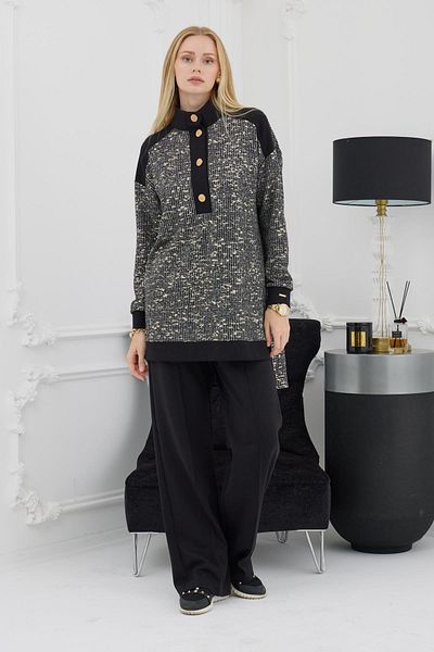 Moodbasic Mb21.280 Tricotaj Imprimat Folie Tunica