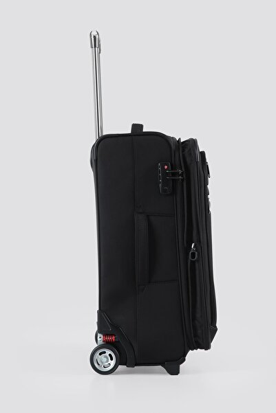ÇÇS Ççs 2 Tekerleki Kaliteli Kumaş Büyük Boy Valiz CCS-710 Siyah