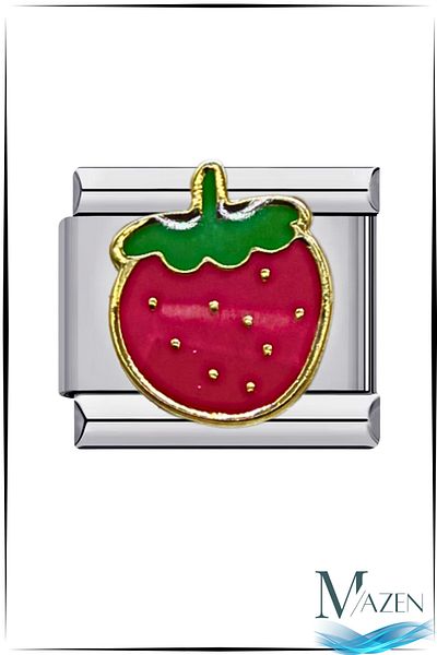 MAZEN 1Pcs Italian Bracelet Charms Strawberry - Italian Bracelet Compatible Charm