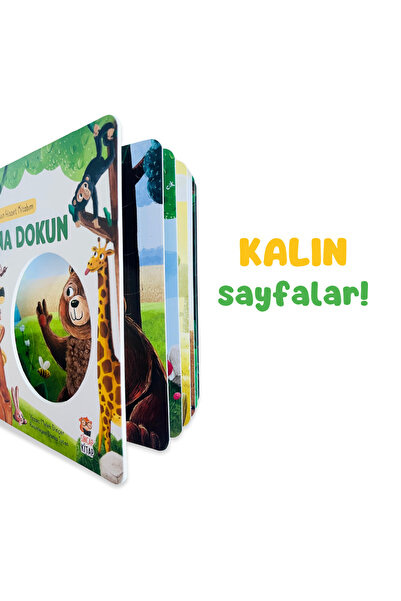 Sincap Kitap Sincap Ilk Dokun Hisset Oyna Öğren Kitabım - Ormana Dokun