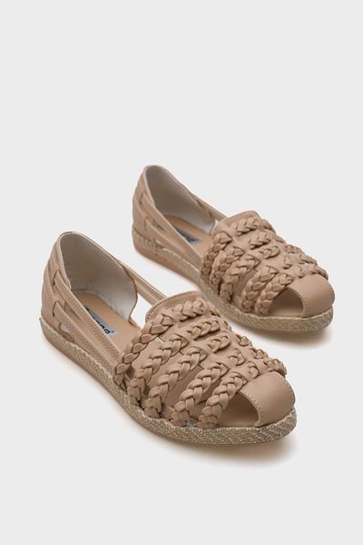 Capone Outfitters Sheba Braided Flat Heel Women's Sandals