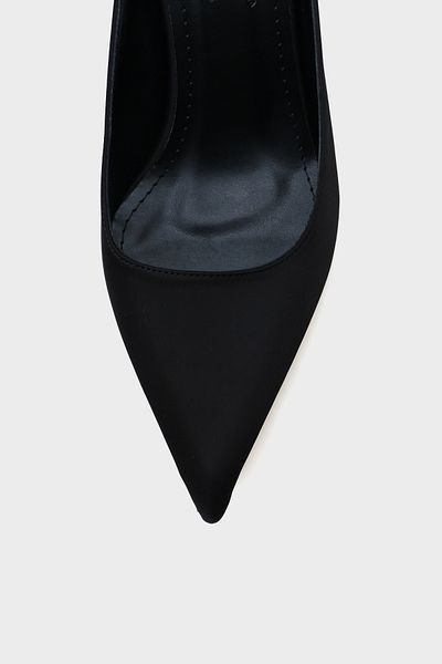 Capone Outfitters Lynda Pointed Closed Toe Satin Women's Slippers