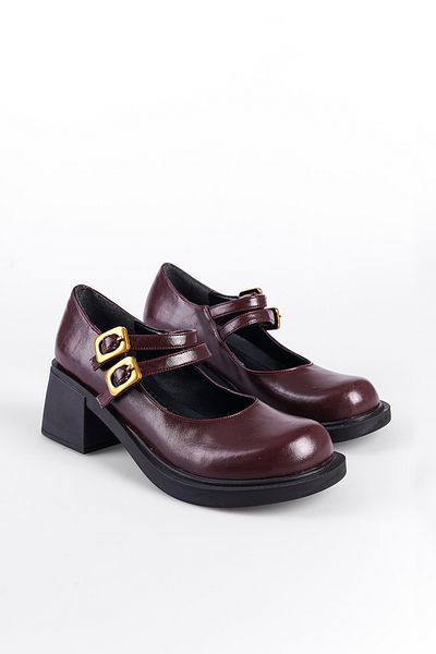 Capone Outfitters Дамски обувки Mary Jane с двойна катарама