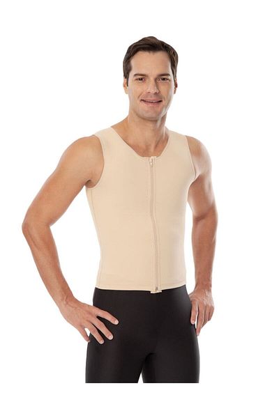 Variteks Men's Gynecomastia Zippered Corset