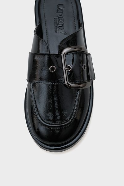 Capone Outfitters Γυναικείες παντόφλες Melina Buckle Closed Toe με Μαλλιά εσωτερικά