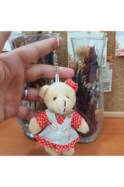 Şirin Mini Teddy Bear Keychains