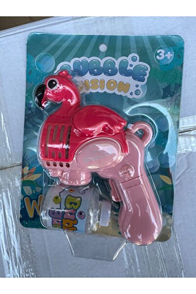 TOYSTAR Flamingo Figürlü Çok Delikli Büyük Boy Pilli Ve Işıklı Baloncuk Çıkar...