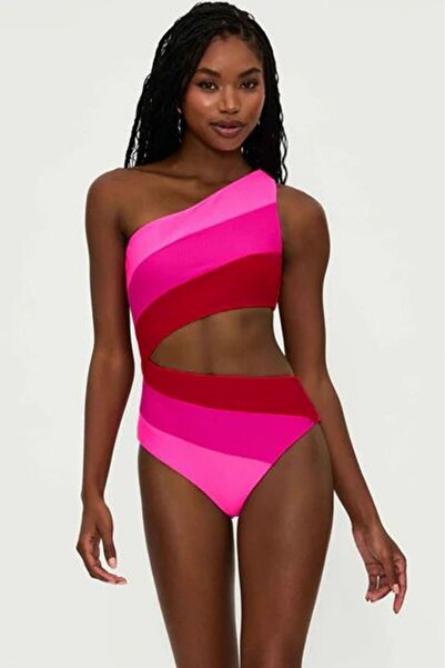 DEEP BEACH TEK OMUZLU ASİMETRİK MAYO DB20020M
