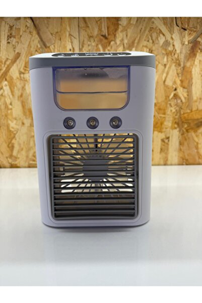 zozoya Mini Masaüstü Hava Soğutucu Fan | Type-C Girişli | LED Işıklı Serinletici