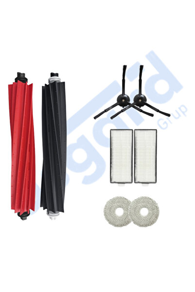 Asgard Grup Roborock Q Revo Master متوافق مع 1 فرشاة رئيسية و2 فرشاة جانبية و2 مرشح و2 ممسحة