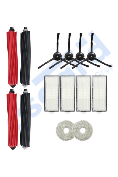 Asgard Grup Roborock Q Revo Master compatibil 2 perii principale 4 perii laterale 4 filtre 2 mopuri