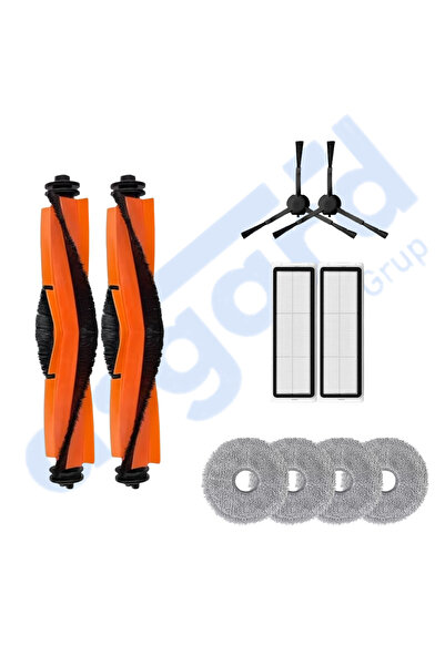 Asgard Grup DREAME X20 MAX-X20 PRO COMPATIBIL 2 perii principale 2 perii laterale 2 filtre 4 mopuri