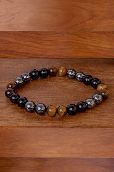 hmgtaş Natural Stone Charm Bracelet Stylish Energy Stress Success Bracelet