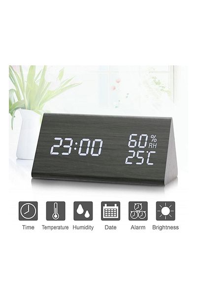 Generic Digital Alarm Clock Black