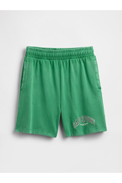 GAP Erkek Çocuk Yeşil Gap Logo Easy Şort