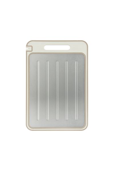 ROYALFORD Cutting Board With Ceramic Knife Sharpener Double Side Rf12742 Juice Grooves 1pc
