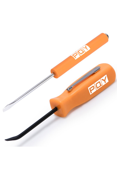 Choice5 مجموعة واحدة من قطعتين: مشابك صغيرة برتقالية اللون، مفك براغي مغناطيس...