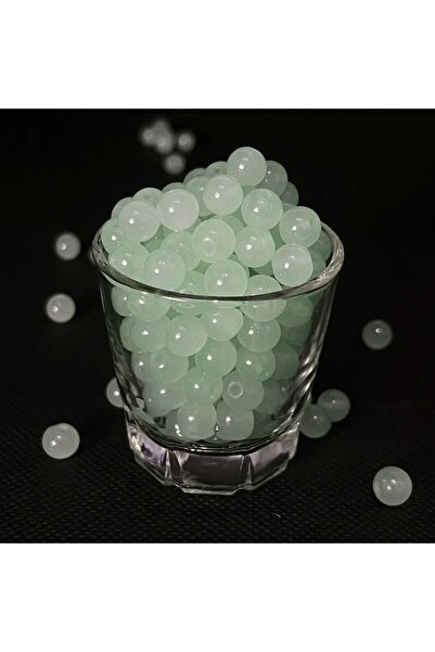 choice2 Light green 60pcs 8mm Round Glass Beads Classic Simplicity Beautiful ...