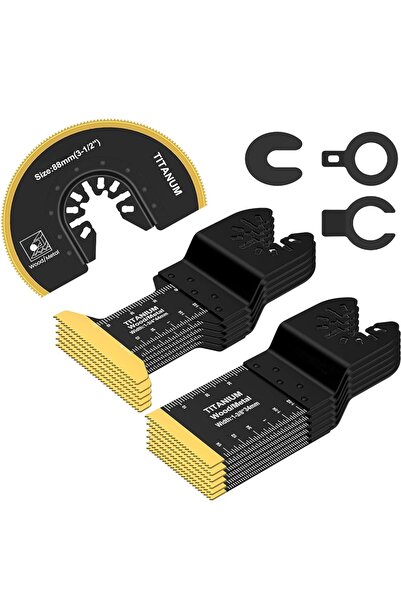 Choice1 12pcsTTMLTE14 Titanium Oscillating Saw Blades Metal Cutting Multitool...