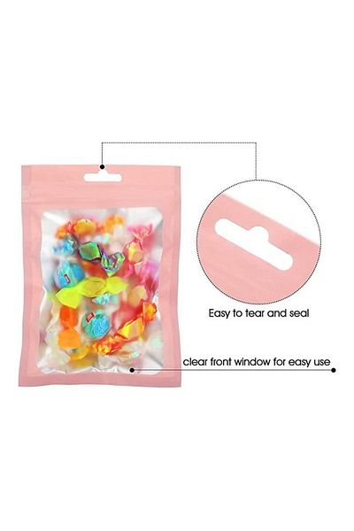 Generic 15x10.5cm-100pcs Smell Proof Bags Mylar Holographic Resealable Bags Foil Pouch For Bracelets Beads