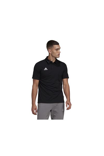 adidas Men's Black Ent22 Polo Football T-shirt - Hb5328