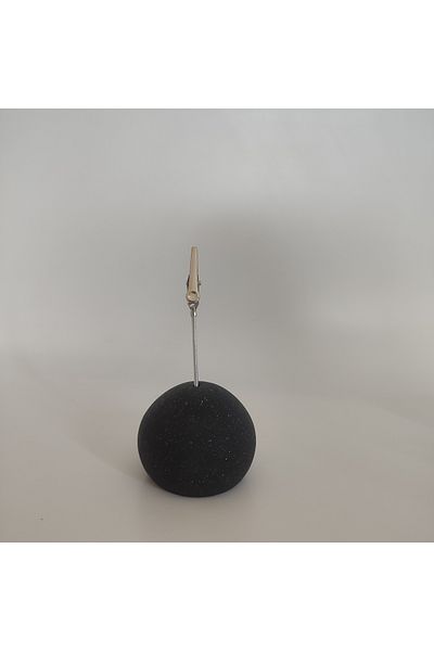 Hgo Atelier BlAck Crocodile Mouth BAll Note Holder