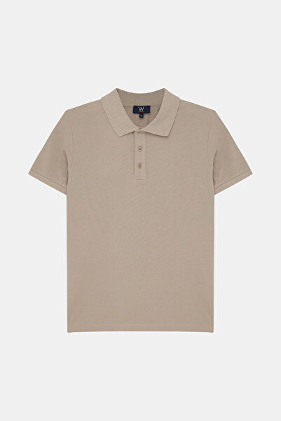 W Collection VİZON POLO YAKA T-SHIRT