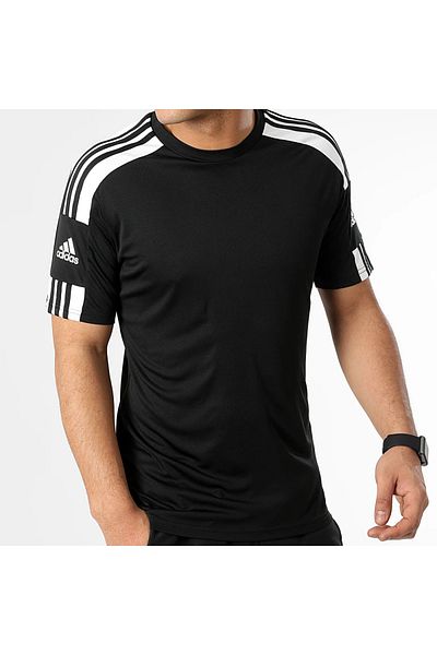 adidas قميص كرة القدم للرجال Squad 21 Jsy Ss GN5720 باللون الأسود