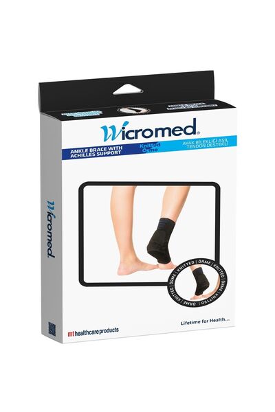 wicromed Brățară pentru picior tricotată cu suport pentru tendon Achilles, mică