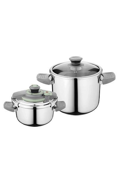 Berghoff Leo Vita Pressure Cooker Set (4+6 Liters)