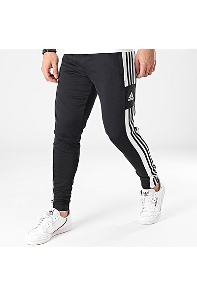 adidas Černé pánské tepláky vhodné pro každodenní nošení i trénink