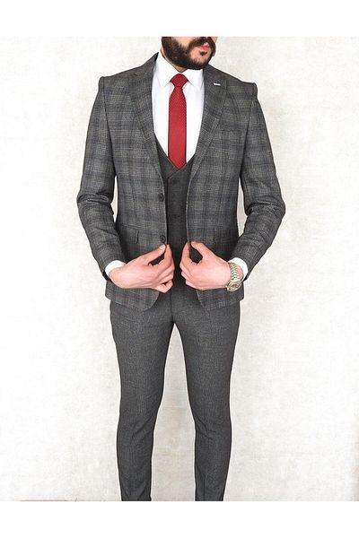 Fonte Falcao Slimfit Vest Drop 6 Set-grey