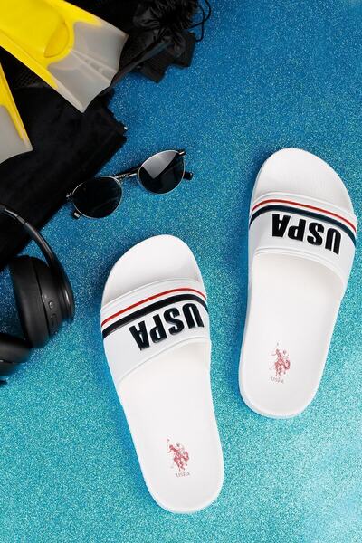 U.S. Polo Assn. U.S. Polo Assn. 3M Alvega 3Fx Men's Slippers 101374975 White
