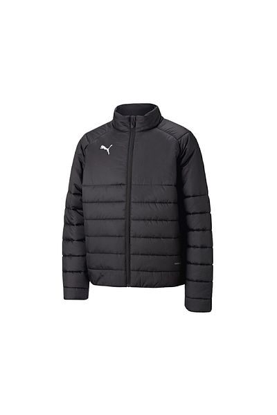 Puma Teamliga Padded Jacket Zip Men's Football Camping Coat65879903 Black