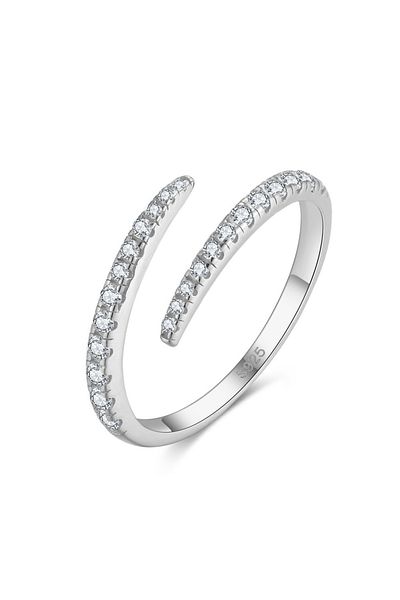 delis Inel Reglabil Argint 925, Jw1574, Model Elegant, Placat Cu Rodiu
