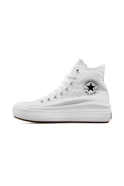 converse Дамски ежедневни обувки Ctas Move Hi 568498C, бели
